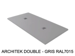 Receveur de douche, sur mesure : Largeur 150 à 300 cm x l. 70 à 150 cm. Bac à douche en résine Akrytan® anti glissant, finition misse, 10 couleurs, Livraison offerte
